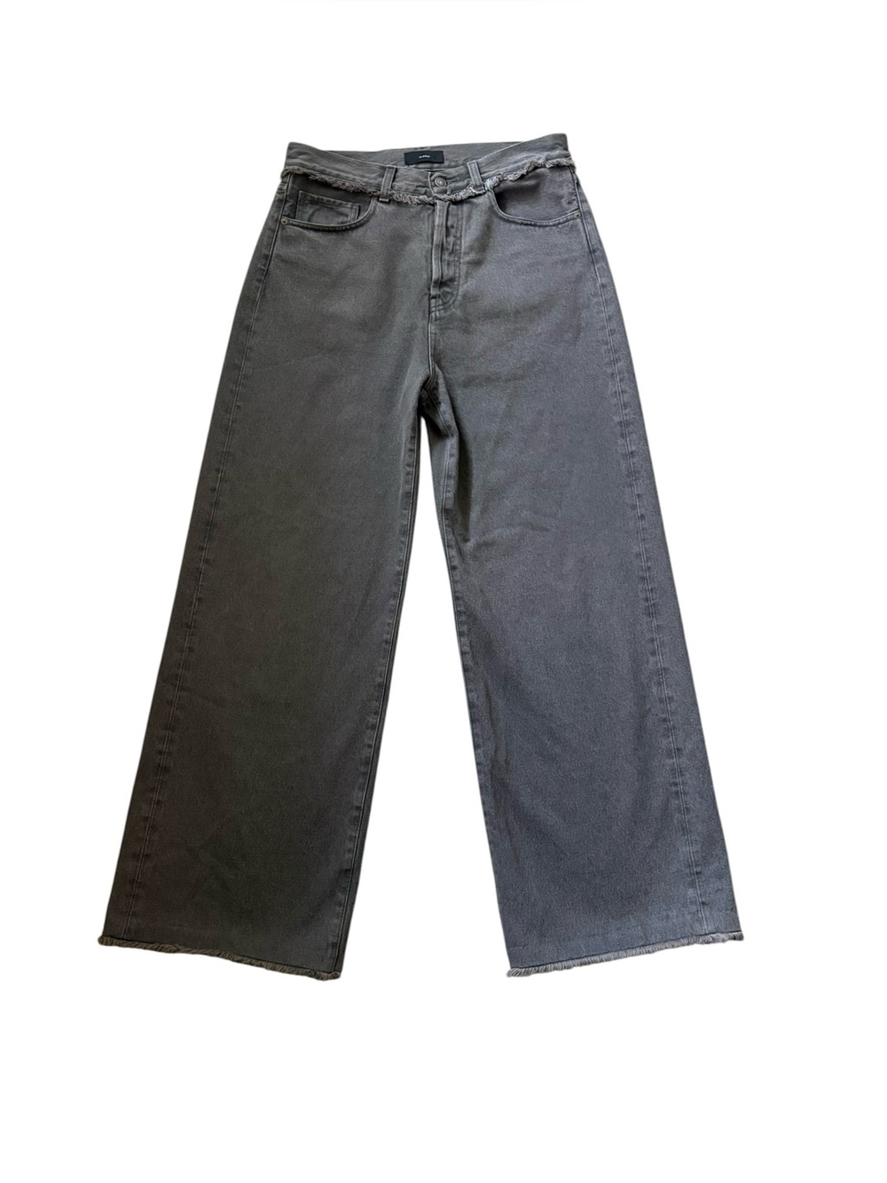 Alanui Made in Italy Free Horizons Jeans Grey Size 26 - Picture 5 of 16